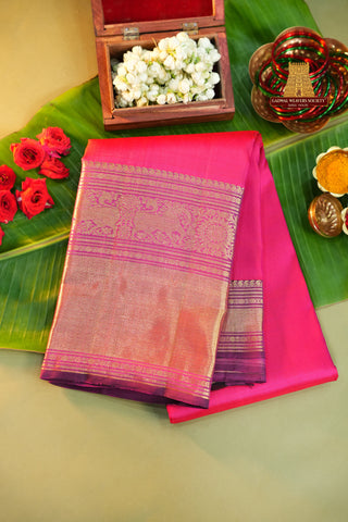 KANCHIPURAM TRADITIONAL SILK HANDLOOM SAREE