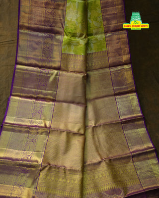 KANCHIPURAM PURE SILK BROCADE SAREE