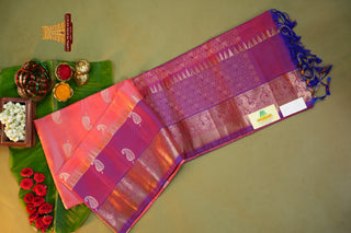 KANCHIPURAM PURE SOFT SILK SAREE