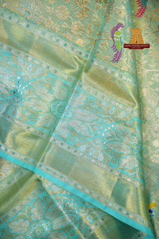 EXCLUSIVE KANCHI PURE SILK HANDLOOM TISSUE SAREE