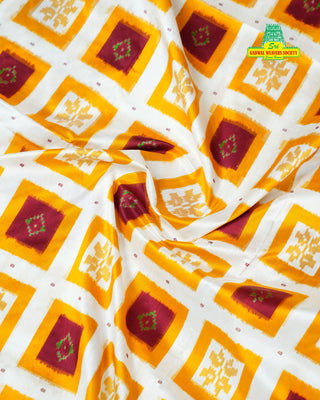 IKKAT PURE SILK HANDLOOM SAREE