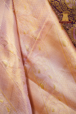 KANCHIPURAM PURE SILK HANDLOOM TISSUE SAREE