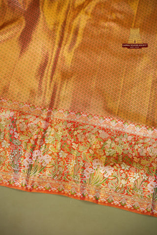 KANCHIPURAM PURE SILK BROCADE SAREE