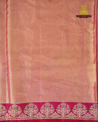 KANCHIPURAM PURE SILK TISSUE BROCADE SAREE