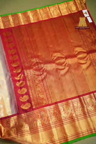 EXCLUSIVE GADWAL TISSUE PURE SILK HANDLOOM SAREE