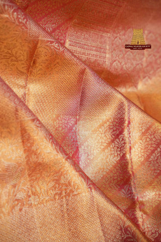 EXCLUSIVE KANCHI PURE SILK HANDLOOM TISSUE SAREE