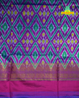POCHAMPALLY IKKAT PURE SILK HANDLOOM SAREE