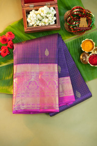 KANCHIPURAM TRADITIONAL SILK HANDLOOM SAREE