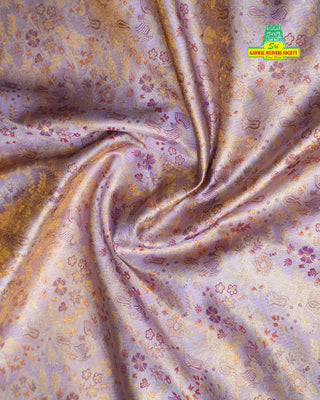 EXCLUSIVE KANCHIPURAM PURE SILK TISSUE MEENA SAREE