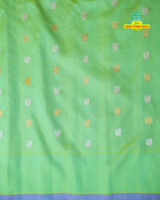 GADWAL PURE SILK PLAIN BORDER HANDLOOM SAREE