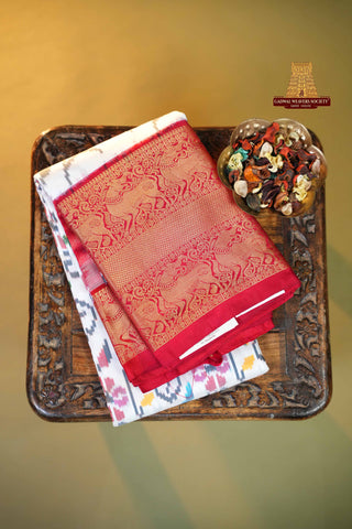 EXCLUSIVE POCHAMPALLY IKKAT PURE SILK HANDLOOM SAREE