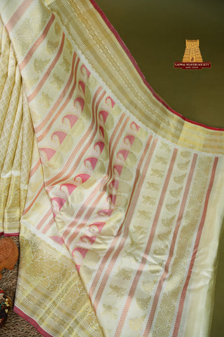 GADWAL PURE SILK HANDLOOM BROCADE SAREE