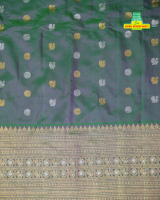 GADWAL PURE SILK TURNING BORDER BROCADE SAREE