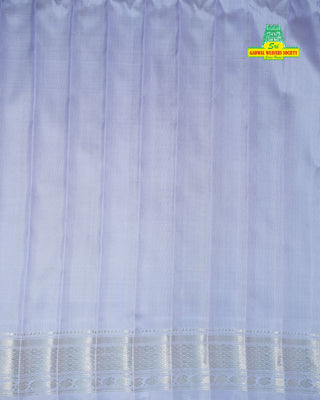 GADWAL PURE SILK SILVER ZARI SAREE