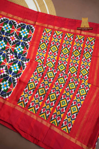 POCHAMPALLY PURE SILK HANDLOOM SAREE