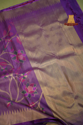 EXCLUSIVE KANCHIPURAM TISSUE HANDLOOM SAREE