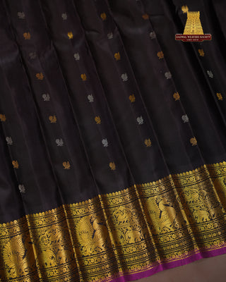 EXCLUSIVE GADWAL TISSUE PURE SILK HANDLOOM SAREE