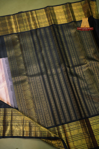 KANCHI TISSUE PURE SILK HANDLOOM SAREE WITH KUTTU BORDERS