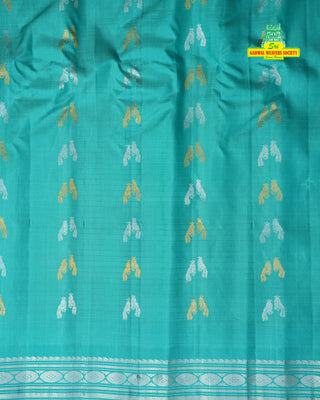 GADWAL PURE SILK CHECKS BUTTA SAREE