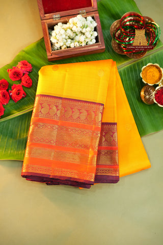 KANCHIPURAM TRADITIONAL SILK HANDLOOM SAREE