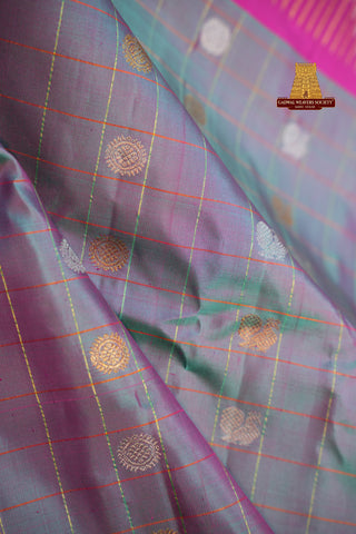 GADWAL PURE SILK TEMPLE TURNING BORDER SAREE