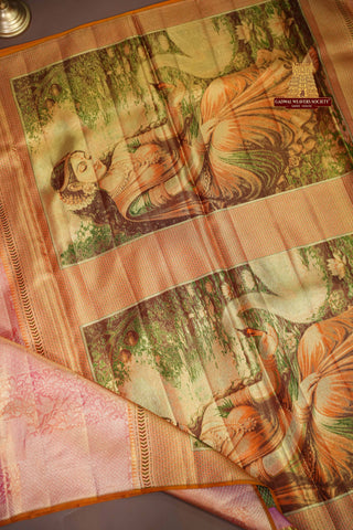 EXCLUSIVE KANCHI PURE SILK HANDLOOM TISSUE SAREE