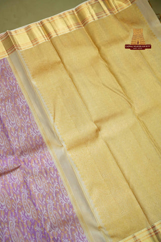 KANCHIPURAM PURE SILK TISSUE BROCADE SAREE