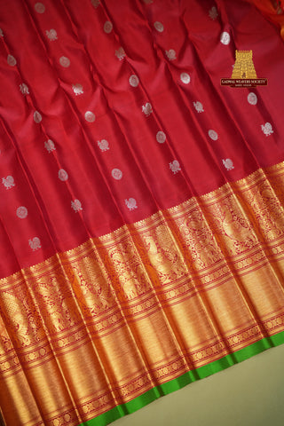 EXCLUSIVE GADWAL TISSUE PURE SILK HANDLOOM SAREE