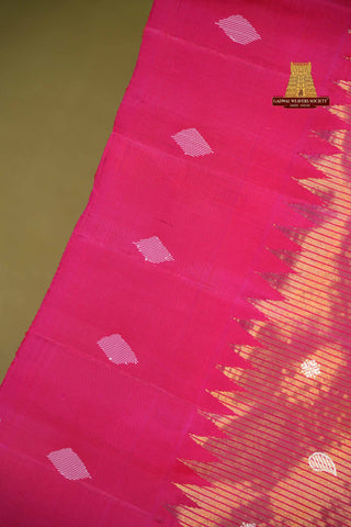 GADWAL PURE SILK TISSUE HANDLOOM SELF SAREE
