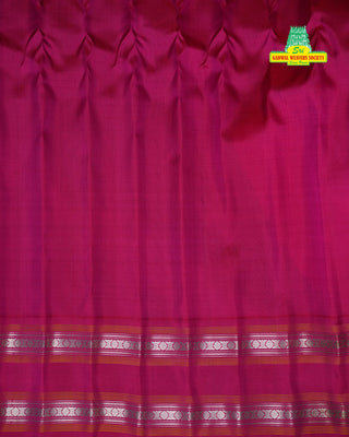 GADWAL PURE SILK GAP BORDER HANDLOOM SAREE