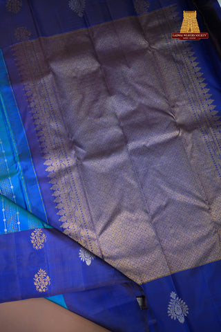 BORDER BUTTA KANCHI PURE SILK WITH ELEGENT STRIPES