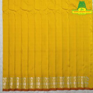 GADWAL PURE SILK HANDLOOM SAREE WITH KUTTU TEMPLE BORDER