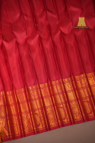 GADWAL PURE SILK KANCHI KUTTU BIG BORDER SAREE