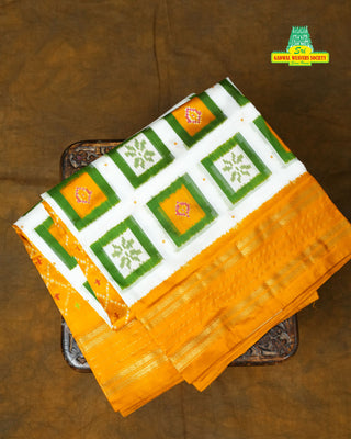 IKKAT PURE SILK HANDLOOM SAREE