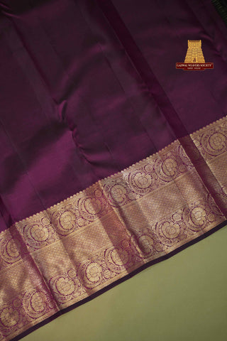 KANCHIPURAM PURE SILK HANDLOOM BROCADE SAREE