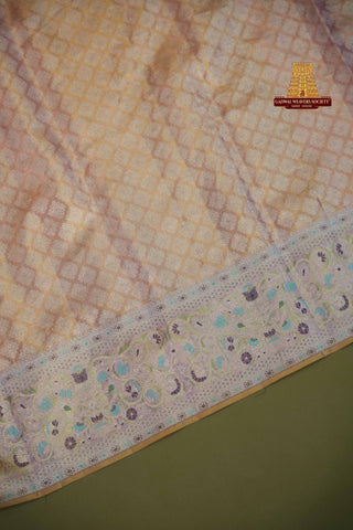 EXCLUSIVE KANCHIPURAM TISSUE BROCADE HANDLOOM SAREE