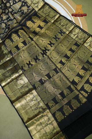 PURE HANDLOOM KANCHIPURAM SILK SAREE
