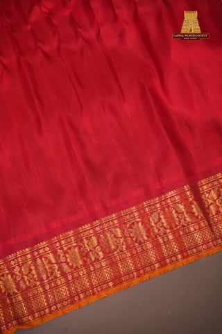 TIMELESS GADWAL PATTU WITH TEMPLE BORDER GRACE