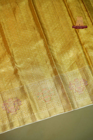EXCLUSIVE BRIDAL KANCHIPURAM TISSUE BROCADE SAREE
