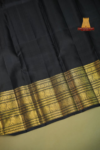 KANCHI TISSUE PURE SILK HANDLOOM SAREE WITH KUTTU BORDERS