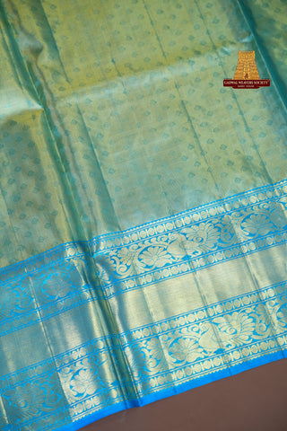 KANCHIPURAM PURE SILK TISSUE HANDLOOM SAREE