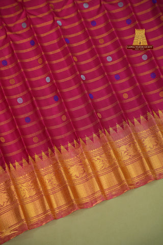 EXCLUSIVE GADWAL PURE SILK TISSUE BORDER SAREE