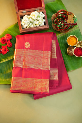 KANCHIPURAM TRADITIONAL SILK HANDLOOM SAREE