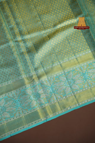 EXCLUSIVE KANCHI PURE SILK HANDLOOM TISSUE SAREE