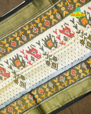 IKKAT PURE SILK HANDLOOM SAREE