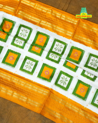 IKKAT PURE SILK HANDLOOM SAREE