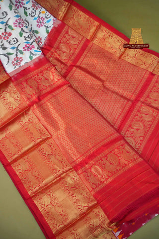 EXCLUSIVE POCHAMPALLY IKKAT PURE SILK HANDLOOM SAREE