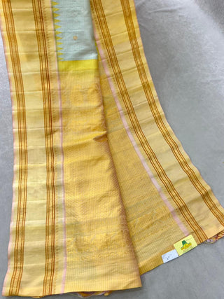 GADWAL PURE SILK GAP BORDER HANDLOOM SAREE
