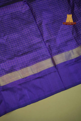POCHAMPALLY PURE SILK HANDLOOM SAREE WITH GANGA JAMUNA BORDER