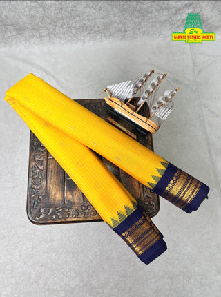 GADWAL PURE COTTON SILK (SICO) SAREES WITH KUTTU BORDER